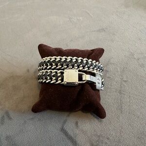 Henri Bendel Silver Chain Bracelet